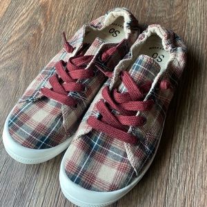 SO Plaid sneaker, canvas, shoes, lace up